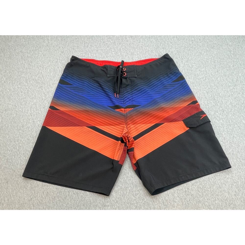 Speedo Board Shorts Mens 36‎ Stretch Drawstring 10" Inseam